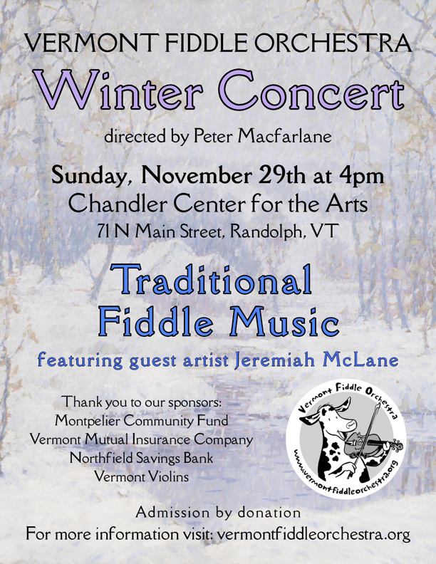 Poster for Winter 2026 Concert